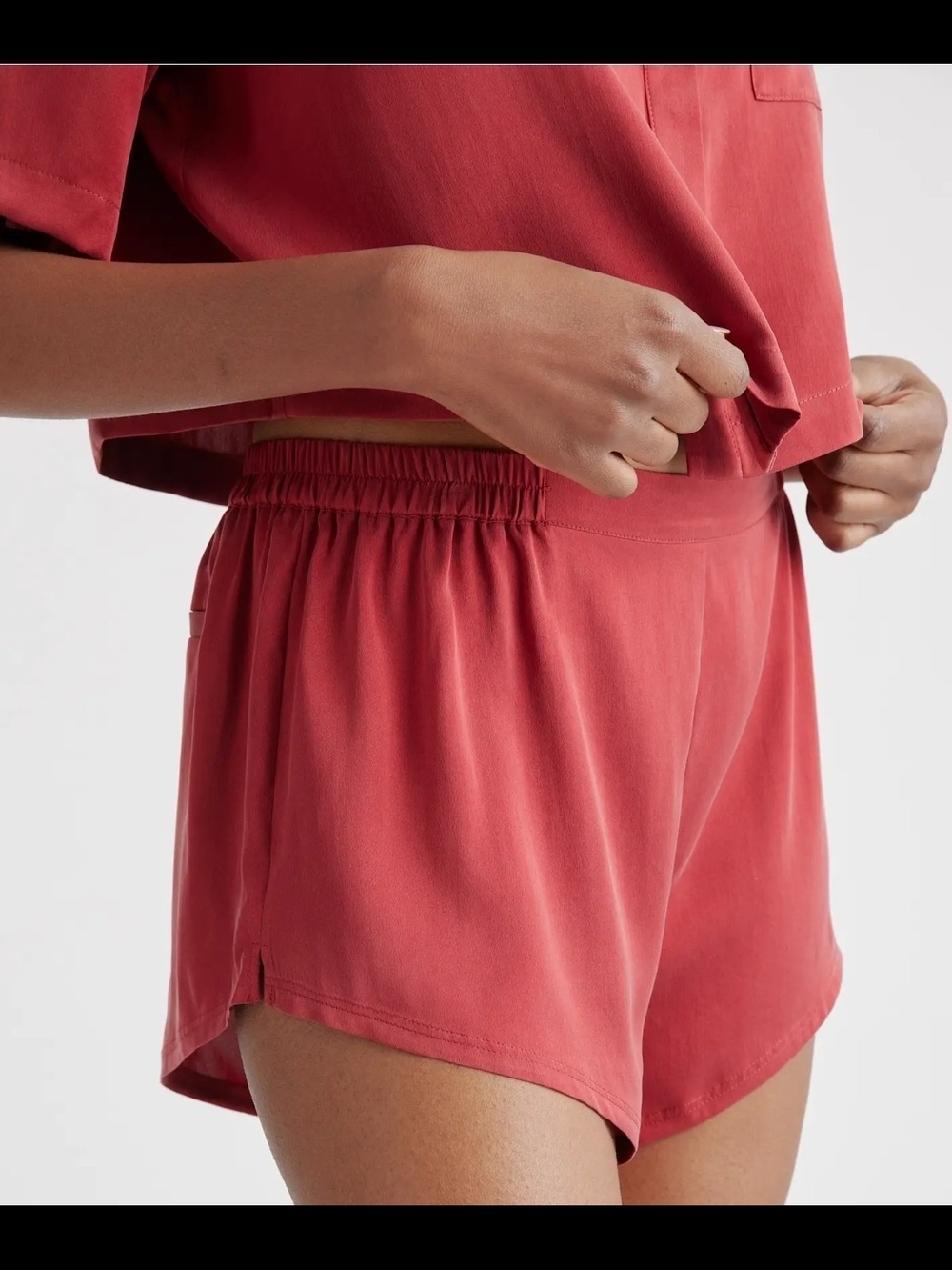 Quince 100% Silk Washable Pajama Shorts